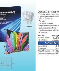 Curved Bannerwall