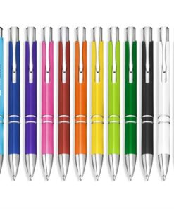 Plastic colourful branded pen